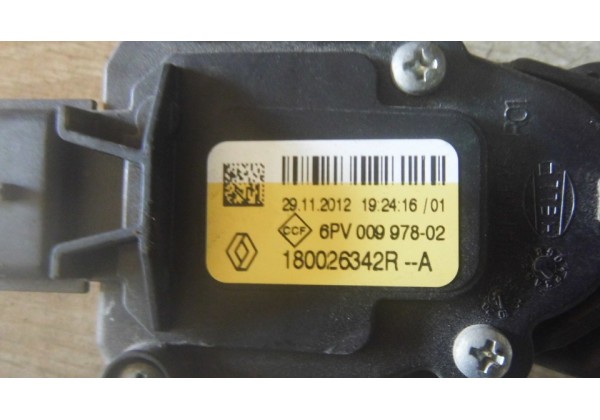 Педаль газа електронна, з датчиком положення Renault Sandero 2, Logan 2, Duster, 180026342R